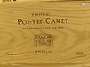 Pauillac Pontet Canet 2019