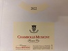 Bertheau Chambolle Musigny Premier Cru 2022