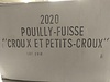 Guffens-Heynen Pouilly Fuisse Croux et Petits Croux 2020