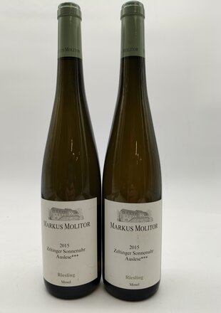 Des Murmures Zeltinger Sonnenuhr Riesling Auslese Grune Kapsel *** 2015