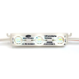 PURPL LED-modul | 6000K kallvit | 3-LED | 3W  | 12V | 25 st