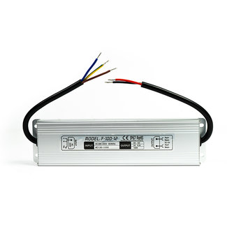 PURPL Nätadapter för LED-lister IP67 12V 100W (vattentät)