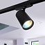 PURPL LED-spotlight för 3-fasig strömskena Dual White 35 W svart
