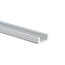 PURPL Aluminiumprofil för LED-list | 1m | ytmonterad | 17,5x7 mm