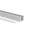 PURPL Aluminiumprofil för LED-list | 1,5m | ytmonterad | 17,5x15 mm