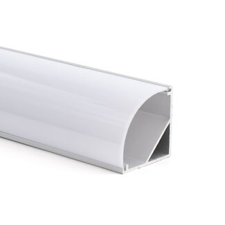 PURPL Aluminiumprofil för LED-list | 1,5 m | hörnprofil | 30x30 mm