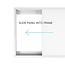 PURPL Ram för LED-panel 60x120 vit - Click Connect