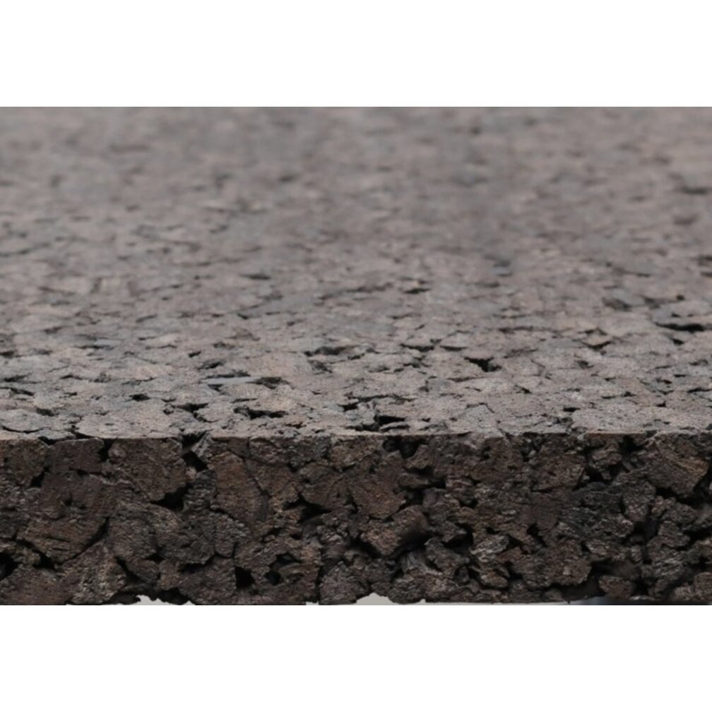 Expandierte Korkplatten - SCHWARZBRAUN - 100 x 50 cm - 20mm Stärke