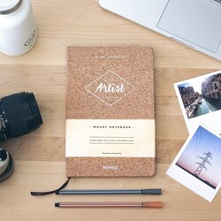 Kork-Notitzbuch ARTIST