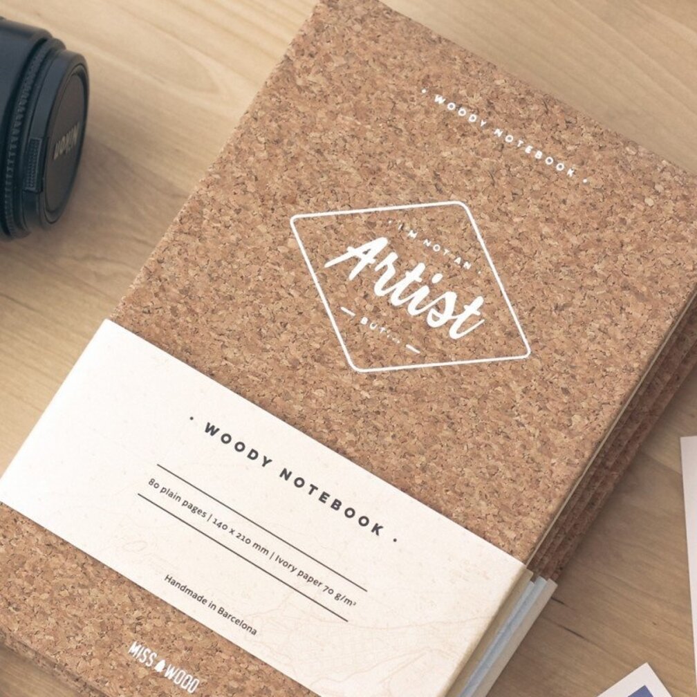 Kork-Notitzbuch ARTIST