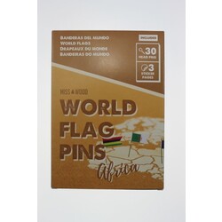 Flaggen-Pins, Fahnen-Pins - AFRIKA - 25 Stück