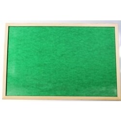 Korkpinnwand - Holzrahmen - 60 x 40 cm - GRÜN - 10 STÜCK