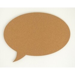 Korkpinnwand selbstklebend - 6mm Stärke - 60 x 90cm - SPECHENDEN WOLKE