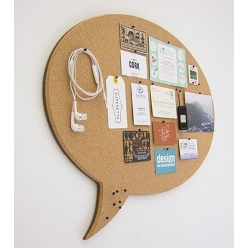 Korkpinnwand selbstklebend - 6mm Stärke - 60 x 90cm - SPECHENDEN WOLKE