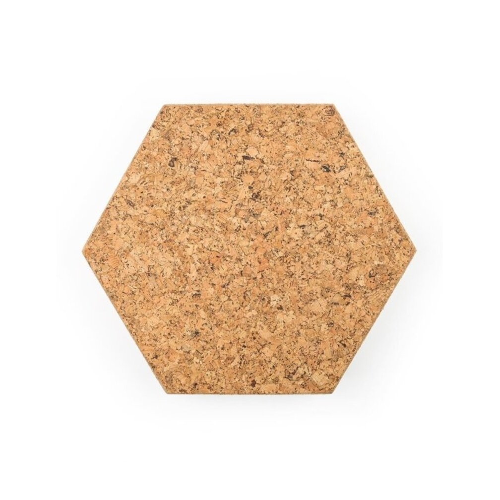 Kork Pinnwand Sechseck - Country - selbstklebend - 30 x 30 cm - 6 Stücke