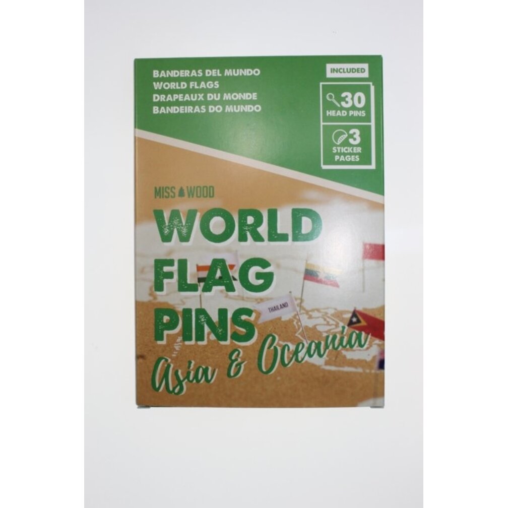 Flaggen-Pins,  Fahnen-Pins - ASIEN UND OZEANIEN - 25 Stück