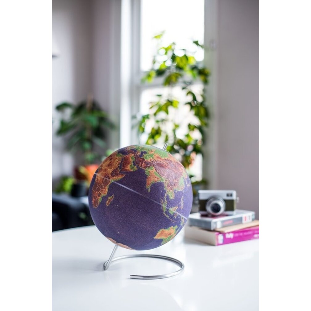 Kork Globus - Farbig- Ø 14 cm