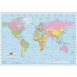 Kork Pinnwand Weltkarte - 60 x 90 cm