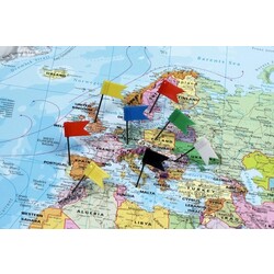 Flaggen-Pins, Fahnen-Pins - 40 Stück