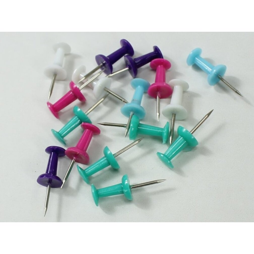 Push pins - pastel - 100 Stück