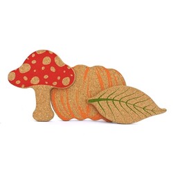 Korkuntersetzer Blatt / Blättchen