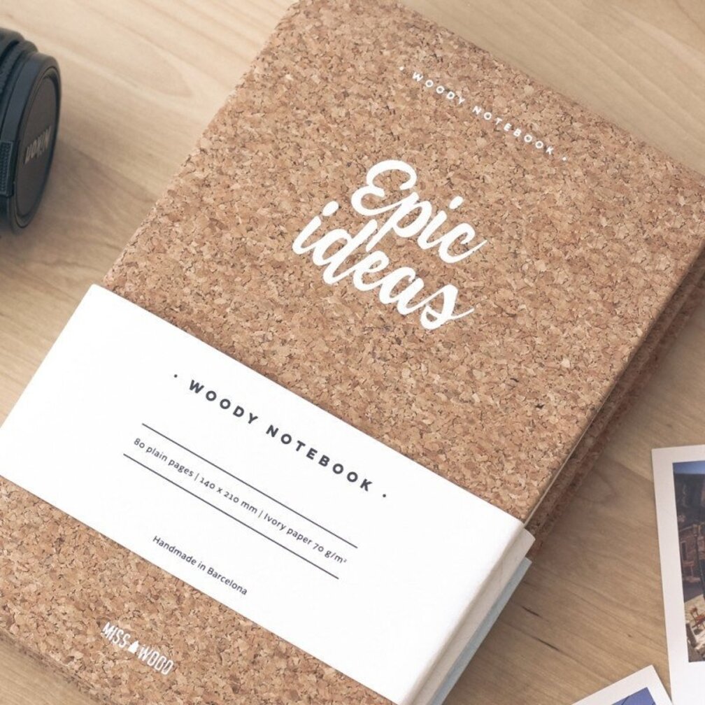 Kork-Notitzbuch EPIC IDEAS