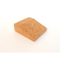 Yogablock WEDGE, Keilform aus Kork für Yoga - 100 x 90 x 30 mm