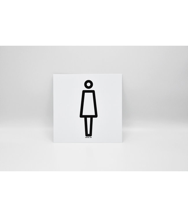 Picto Promo Pictogramme toilettes femmes avec icône