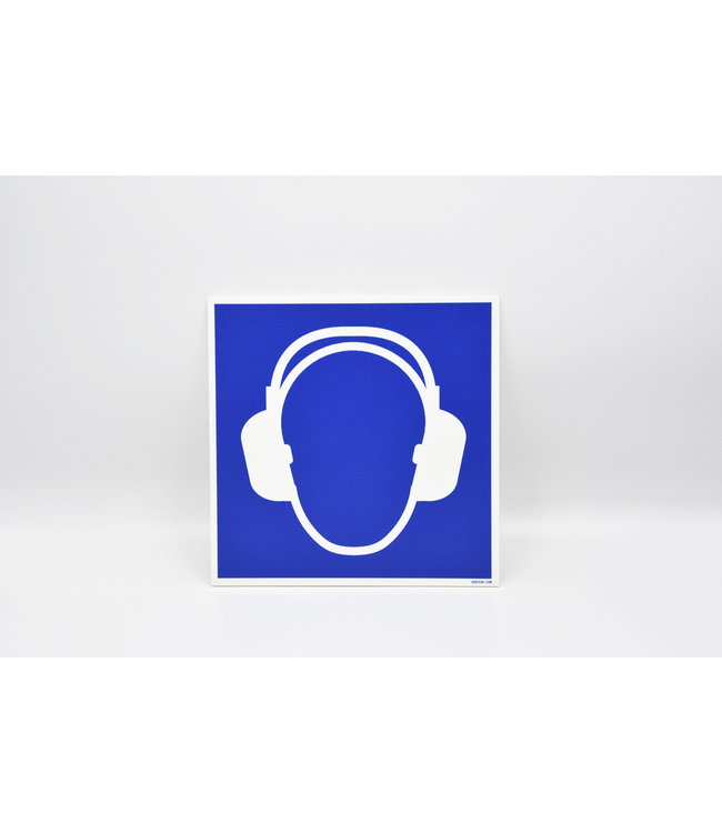 Pictogramme serre-tête antibruit obligatoire