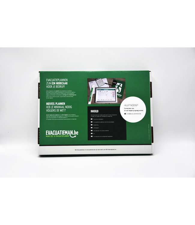 Evacuatieman kit: teken zelf je evacuatieplan