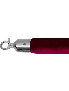 Saro Afzetkoord AF221 | Zilver-Rood | Ø 38x1500mm