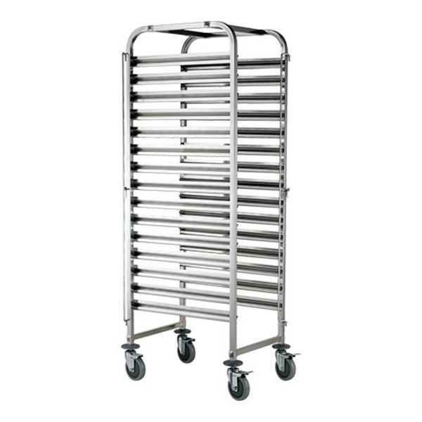 EMGA Regaalwagen met 15 etages voor 60x40 cm | 174Hx47x62cm.