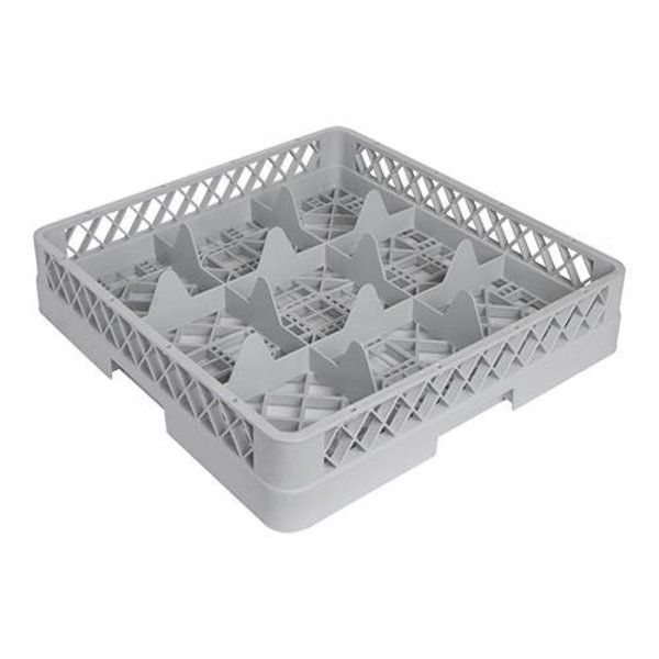 CaterRacks Bekerglazenkorf CR-09-0A | 9-vaks | 50x50x(H)10cm