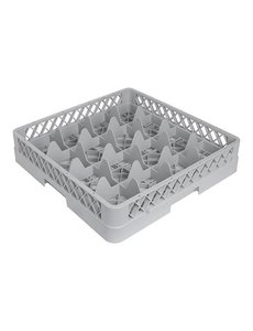 CaterRacks Glazenkorf met 16 Vakken | 50x50xH10cm. | MaxØ 11,2 Max H8,5 cm. | CR16-0A