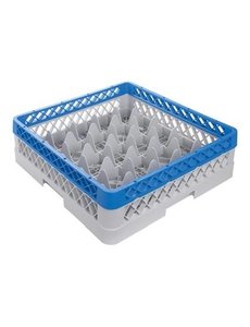 CaterRacks Glazenkorf 25 Vaks | Vakgrootte Ø9 cm. Max Hoogte  12 cm. | 50x50xH14 cm. | CR25-1A