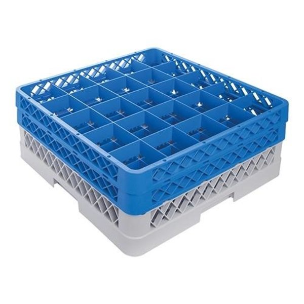 CaterRacks CaterRack Glazenkorf  25 Vaks | Vakgrootte Ø9 cm.  Max Hoogte 16 cm. | 50x50xH18 cm. | CR25-2Z