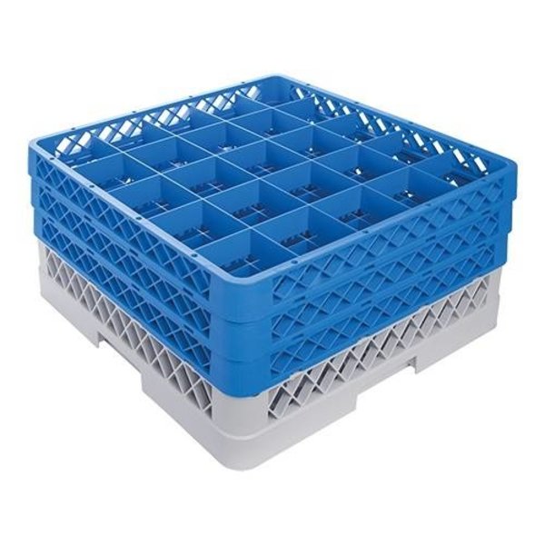 CaterRacks CaterRack Glazenkorf 25 Vaks | Vakgrootte Ø9 cm. Max Hoogte  cm. | 50x50xH22 cm. | CR25-3Z