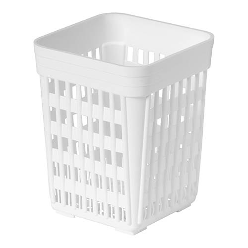 CaterRacks CaterRack Bestekbeker wit vierkant | 11x11xH13.5 cm.