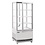 Polar Koelvitrine met gebogen deuren wit 86 Liter | 43x43xH98cm.