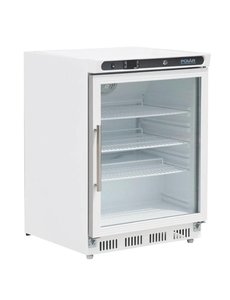 Polar Koelkast met glazen deur 150 Liter | +2°C tot +8°C | 85Hx60x60cm.