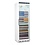 Polar Display vriezer met glazen deur 365 Liter | -25°C tot -10°C | H185x60x60cm.