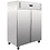 Polar Vrieskast met 2 deuren RVS 1300 liter | -22°C tot -18°C | 148.5x83.5xH201cm.