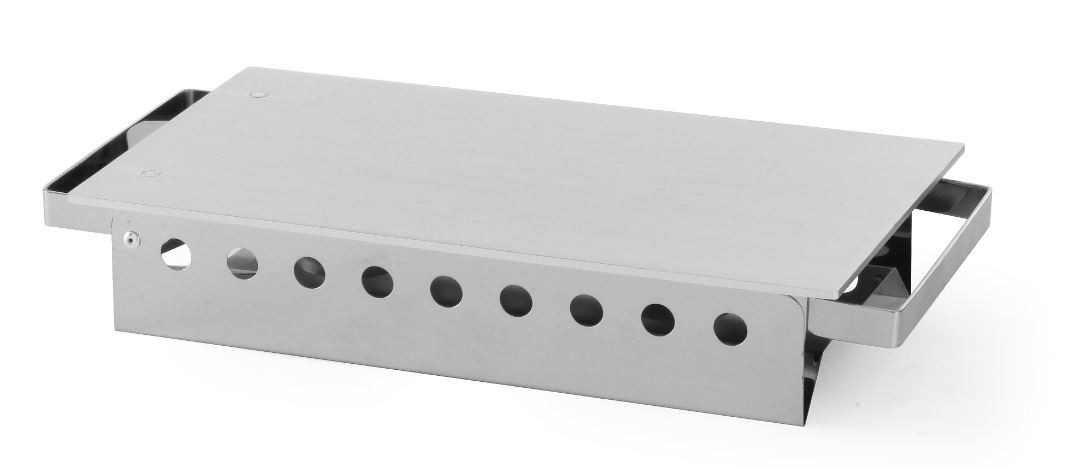 Hendi Hendi Schotelwarmer 2-pits met handgrepen | RVS | 33x18x(H)H6,5cm