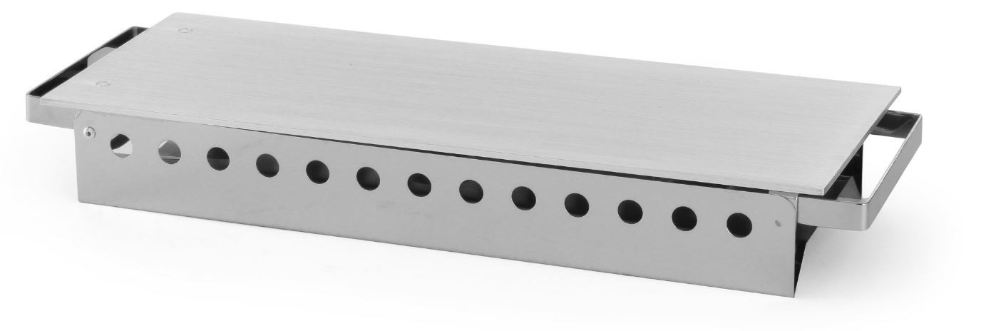 Hendi Schotelwarmer 3-pits | RVS | 45x18x(H)6,5cm