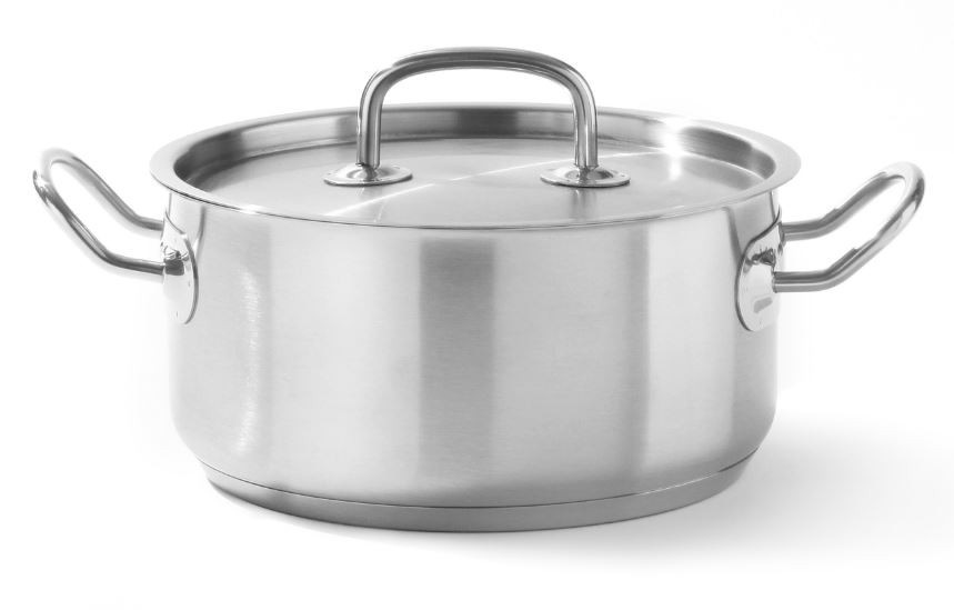 Hendi Kookpan met Deksel Kitchen Line | Laag model | Keuze uit 5 maten