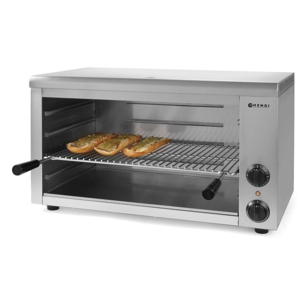 Hendi Salamander met bovenelelemnt voor grillen | 50°C tot 300°C | 3.6kW | 610x310xH280mm.