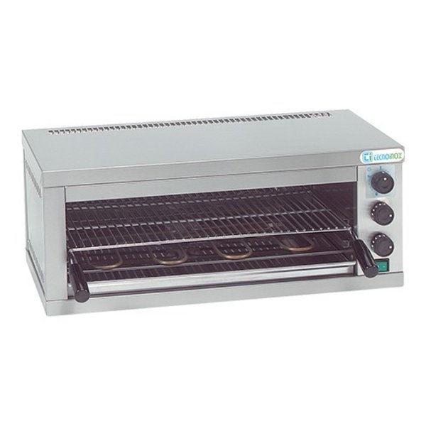 TecnoInox Salamander met 1 Etage | 4000Watt | 36Hx67x34 cm.