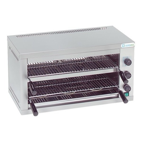 TecnoInox Salamander met 2 Etages | 4000Watt | 36Hx67x34 cm.