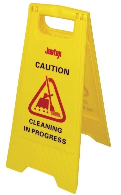 Jantex Waarschuwingsbord | "Cleaning in Progress" | Hoogte 64 cm.