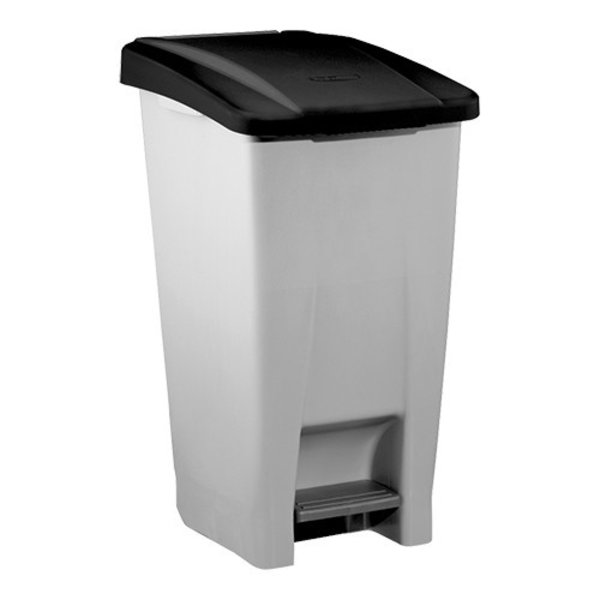EMGA Pedaalafvalbak afvalbak met deksel 60 liter | Zwaar model